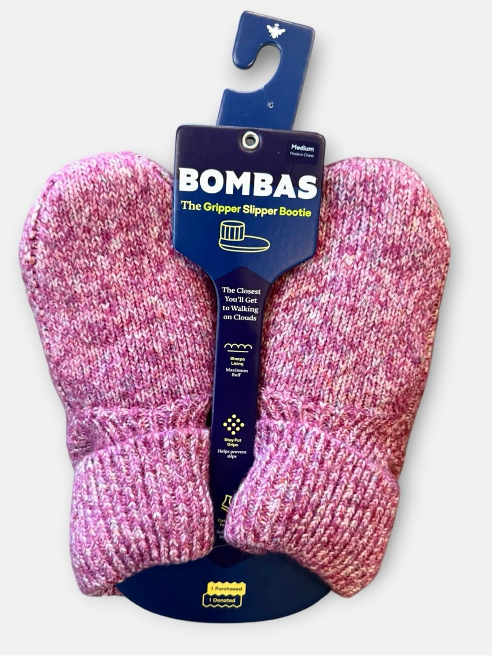 NWT Bombas Sherpa Lined Bootie Slippers Size Medium - Picture 6 of 8
